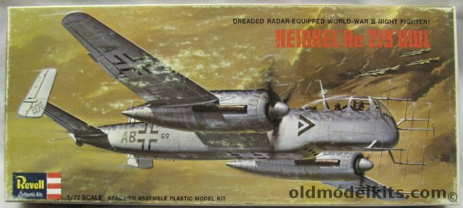 Revell 1/72 Heinkel He-219 Owl, H112-130 plastic model kit